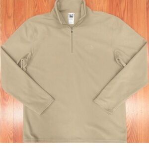 The North Face light fleece quarter zip jacket / sweatshirt